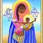 Wall Frame Gold - Our Lady of Somalia by M. McGrath