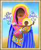 Wall Frame Gold - Our Lady of Somalia by M. McGrath