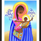 Wall Frame Black, Matted - Our Lady of Somalia by M. McGrath