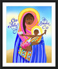 Wall Frame Black, Matted - Our Lady of Somalia by M. McGrath