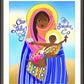 Wall Frame Espresso, Matted - Our Lady of Somalia by M. McGrath
