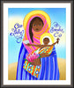 Wall Frame Espresso, Matted - Our Lady of Somalia by M. McGrath