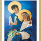 Wall Frame Gold, Matted - Madonna and Son by M. McGrath