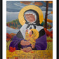 Wall Frame Black, Matted - St. Marguerite Bourgeoys by M. McGrath