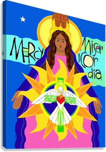 Canvas Print - Mother of Mercy by Br. Mickey McGrath, OSFS - Trinity Stores