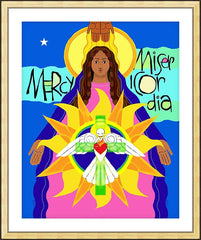 Wall Frame Gold - Mother of Mercy by M. McGrath