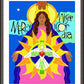 Wall Frame Espresso, Matted - Mother of Mercy by M. McGrath