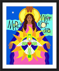 Wall Frame Black - Mother of Mercy by M. McGrath
