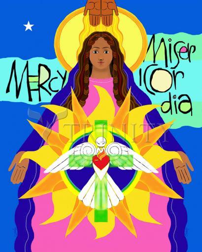 Metal Print - Mother of Mercy by Br. Mickey McGrath, OSFS - Trinity Stores