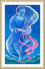 Wall Frame Gold - St. Miriam Dancing in Darkness by M. McGrath