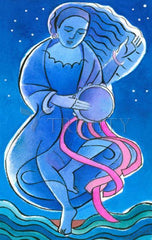 Acrylic Print - St. Miriam Dancing in Darkness by M. McGrath