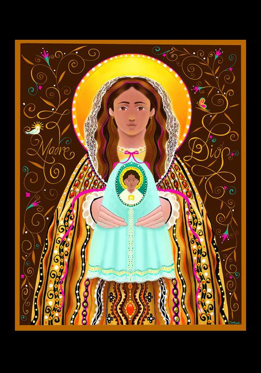 Madre Dios - Holy Card by Br. Mickey McGrath, OSFS - Trinity Stores 