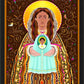 Wall Frame Black - Madre Dios by Br. Mickey McGrath, OSFS - Trinity Stores