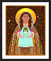 Wall Frame Black - Madre Dios by M. McGrath