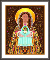 Wall Frame Espresso - Madre Dios by M. McGrath
