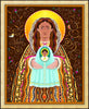 Wall Frame Gold - Madre Dios by Br. Mickey McGrath, OSFS - Trinity Stores