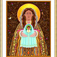 Wall Frame Gold, Matted - Madre Dios by Br. Mickey McGrath, OSFS - Trinity Stores