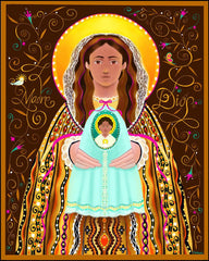 Wood Plaque - Madre Dios by M. McGrath