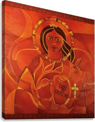 Canvas Print - Mary, Domina Lucis by M. McGrath