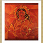 Wall Frame Gold, Matted - Mary, Domina Lucis by Br. Mickey McGrath, OSFS - Trinity Stores