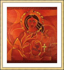 Wall Frame Gold - Mary, Domina Lucis by M. McGrath