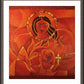Wall Frame Espresso, Matted - Mary, Domina Lucis by Br. Mickey McGrath, OSFS - Trinity Stores