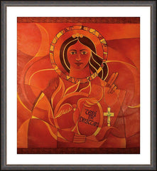 Wall Frame Espresso - Mary, Domina Lucis by M. McGrath