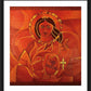 Wall Frame Black, Matted - Mary, Domina Lucis by Br. Mickey McGrath, OSFS - Trinity Stores