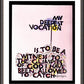 Wall Frame Espresso, Matted - My Deepest Vocation by M. McGrath