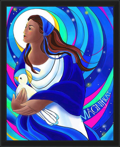 Wall Frame Black - Magnificat by Br. Mickey McGrath, OSFS - Trinity Stores