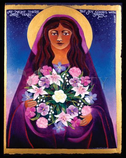 Wall Frame Black, Matted - St. Mary Magdalene by Br. Mickey McGrath, OSFS - Trinity Stores