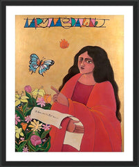 Wall Frame Black - St. Mary Magdalene by M. McGrath