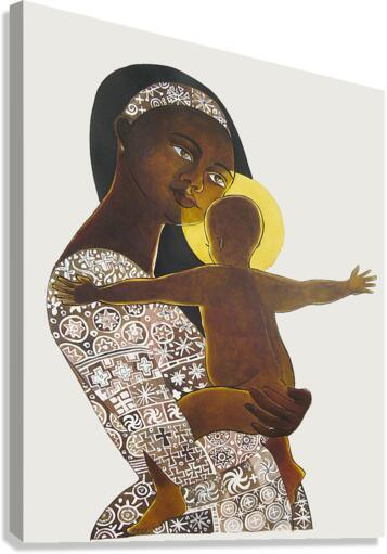 Canvas Print - Mary, Mother of God by Br. Mickey McGrath, OSFS - Trinity Stores