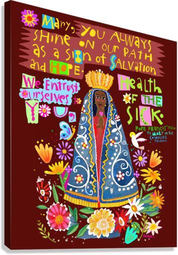 Canvas Print - Mary, Health of the Sick by Br. Mickey McGrath, OSFS - Trinity Stores