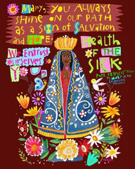 Metal Print - Mary, Health of the Sick by M. McGrath