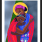 Wall Frame Black, Matted - Jesus Meets His Mother by M. McGrath