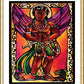 Wall Frame Gold, Matted - St. Michael Archangel by Br. Mickey McGrath, OSFS - Trinity Stores