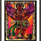 Wall Frame Espresso, Matted - St. Michael Archangel by Br. Mickey McGrath, OSFS - Trinity Stores