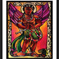 Wall Frame Black, Matted - St. Michael Archangel by Br. Mickey McGrath, OSFS - Trinity Stores