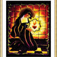 Wall Frame Gold, Matted - St. Margaret Mary Alacoque by Br. Mickey McGrath, OSFS - Trinity Stores
