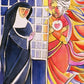 Canvas Print - St. Margaret Mary Alacoque, Cloister by M. McGrath