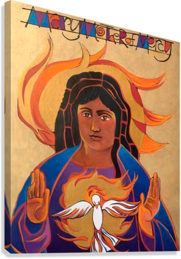 Canvas Print - Mary Mother of Mercy by Br. Mickey McGrath, OSFS - Trinity Stores
