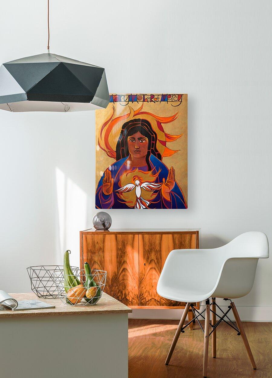 Metal Print - Mary Mother of Mercy by M. McGrath