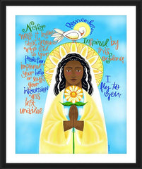 Wall Frame Black - Memorare by M. McGrath
