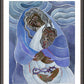 Wall Frame Espresso, Matted - Mary, Mother of Sorrows by M. McGrath