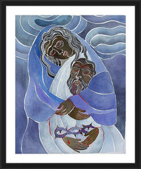 Wall Frame Black - Mary, Mother of Sorrows by M. McGrath
