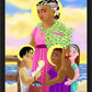 Wall Frame Black - St. Martha by M. McGrath