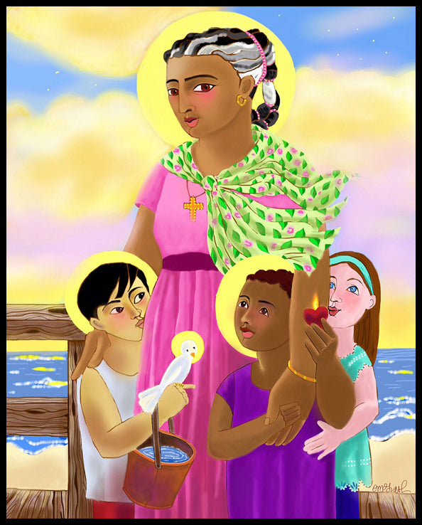 St. Martha - Wood Plaque