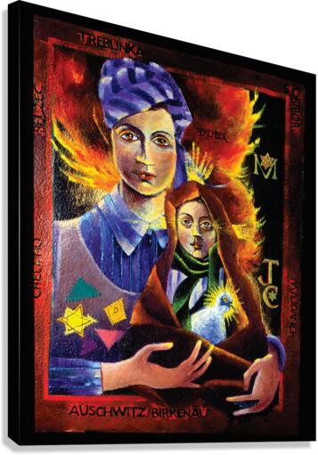 Canvas Print - Madonna of the Holocaust by M. McGrath