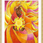 Wall Frame Gold, Matted - Mary, Our Lady of Light by Br. Mickey McGrath, OSFS - Trinity Stores